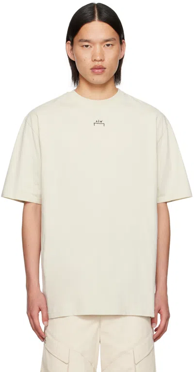 A-cold-wall* Off-white Essential T-shirt In Bone