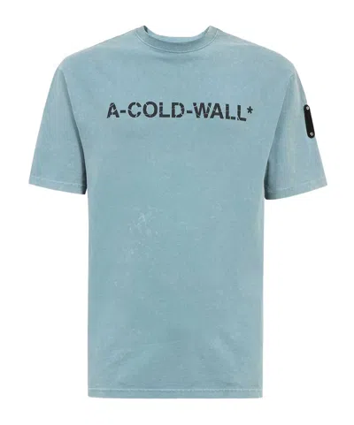 A-COLD-WALL* OVERDYE LOGO-PRINT T-SHIRT