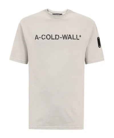 A-COLD-WALL* OVERDYE LOGO-PRINT T-SHIRT
