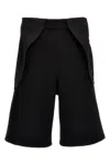 A-cold-wall* A Cold Wall* 'overlay Cargo' Bermuda Shorts In Black