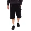 A-cold-wall* A Cold Wall Overlay Cotton Sweatshorts In Black