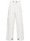 A-cold-wall* Overlay Twill Cargo Trousers In Grey