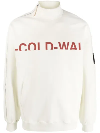 A-cold-wall* Overset Logo-print Cotton Sweatshirt In Nude