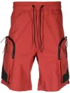 A-cold-wall* Overset Tech Shorts In Red