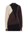 A-cold-wall* Patchwork Frayed Cotton-blend Sweater In Gray Slate