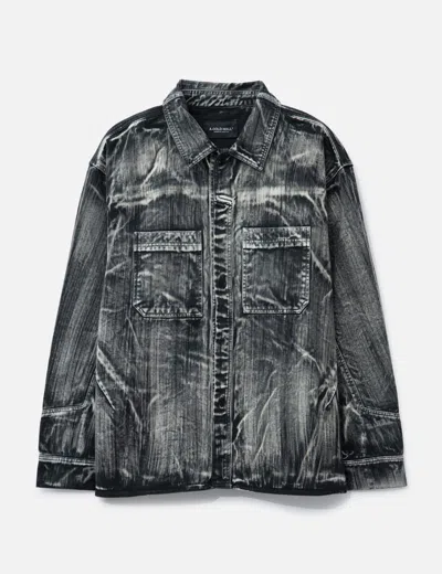 A-cold-wall* Painters Overshirt In Gray