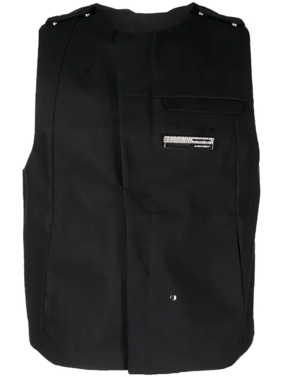 A-cold-wall* X Mackintosh Paneled Gilet In Black