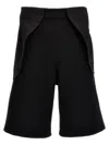 A-cold-wall* A Cold Wall* 'overlay Cargo' Bermuda Shorts In Black