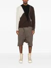 A-cold-wall* Patchwork Frayed Cotton-blend Sweater In Multi