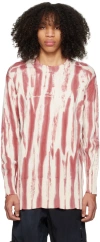 A-cold-wall* Red Crease Print Sweater In Rust