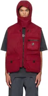 A-COLD-WALL* RED MODULAR waistcoat
