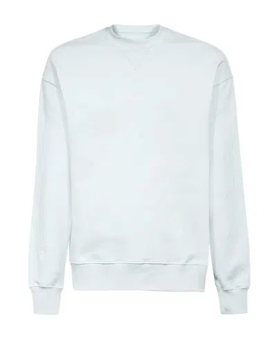 A-cold-wall* Round Collar Long Sleeve Sweater In White