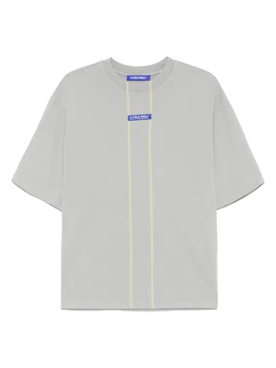 A-cold-wall* Schema T-shirt In Grey