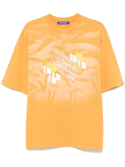 A-cold-wall* Schematic T-shirt In Yellow