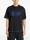 A-cold-wall* Serif Topstitch T-shirt In Black
