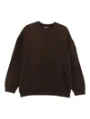 A-cold-wall* Shiraga Crew-neck Sweatshirt In Brown