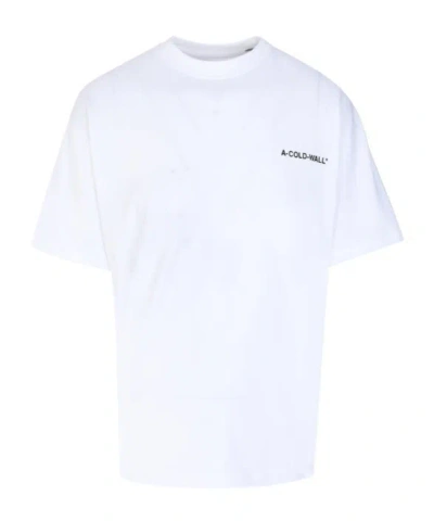 A-cold-wall* Short-sleeved T-shirt In White