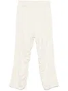 A-cold-wall* A Cold Wall Embroidered Motif Cotton Shroud Sweatpants In Neutrals