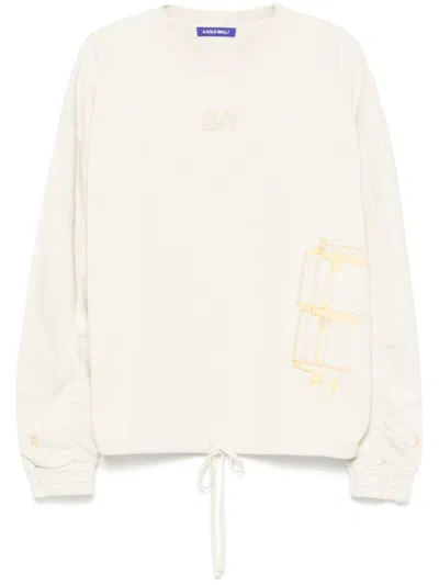 A-cold-wall* Shroud Sweatshirt In Neutrals