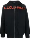 A-cold-wall* A Cold Wall Sphere Zip Hoodie In Black
