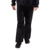 A-cold-wall* A Cold Wall Static Zip Cotton Pants In Black