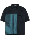 A-cold-wall* Strand Cotton Shirt In Blue