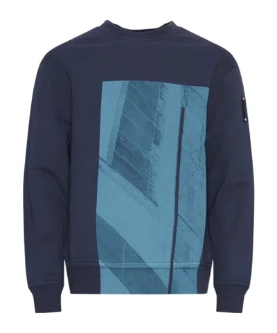 A-cold-wall* Strand Screen-printed Sweatshirt In Blue