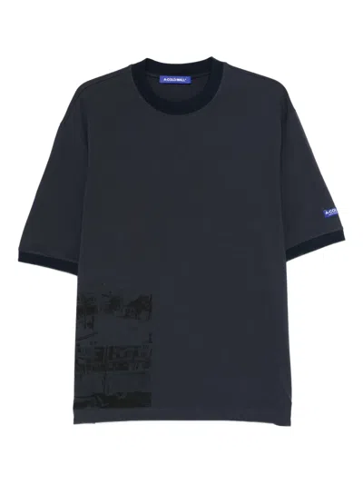 A-cold-wall* Streetview T-shirt In Blue