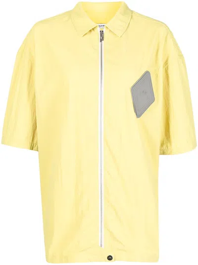 A-cold-wall* Surface Short-sleeve Over-shirt In Yellow