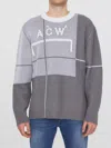 A-cold-wall* Round Neck Long-sleeved Sweater In Grey