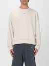 A-cold-wall* Logo-print Cotton Sweatshirt In Beige