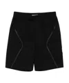 A-cold-wall* Tape-detail Knee-length Shorts In Black