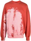 A-cold-wall* A Cold Wall Brushstroke Sweatshirt In Red