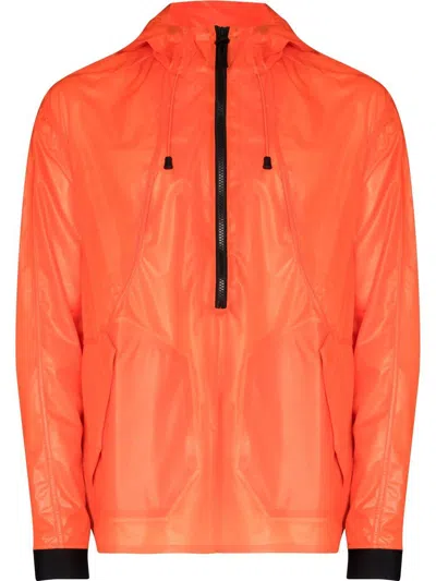 A-cold-wall* Trellick Hooded Windbreaker In Orange