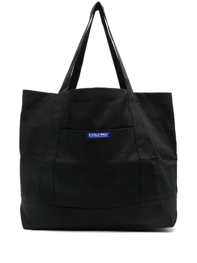 A-cold-wall* Unit Tote Bag In Black