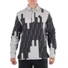 A-cold-wall* A Cold Wall Vector Monogram Long-sleeve Cotton Polo Shirt In Multi