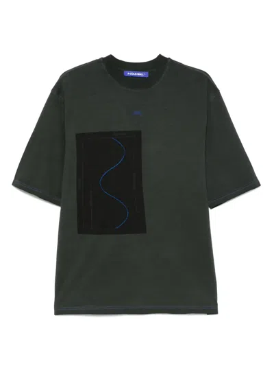 A-cold-wall* Waveform T-shirt In Green