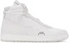 A-COLD-WALL* WHITE LUOL HI TOP SNEAKERS