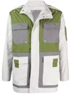A-cold-wall* Rhombus Panelled Cotton-blend Jacket