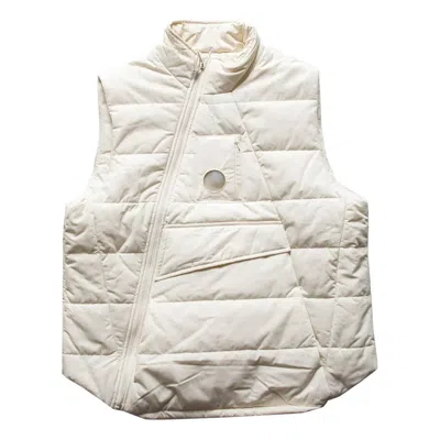 A-cold-wall* Woven Funnel Gilet 'warm White'