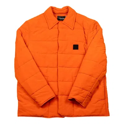 A-COLD-WALL* A-COLD-WALL* Woven Quilted Nylon Overshirt Down Jacket 'Orange'