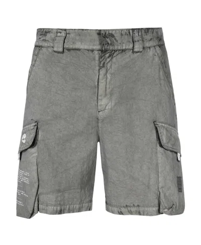 A-cold-wall* A Cold Wall X Timberland Overalls Shorts In Gray