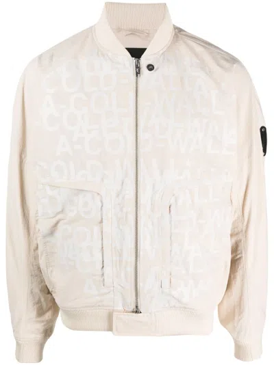 A-cold-wall* Zip-fastening Bomber Jacket In Neutrals
