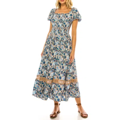 A Collective Story Floral Print Maxi Dress In Multi