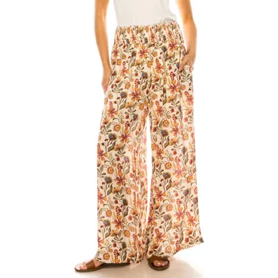 A Collective Story Floral Print Wide Leg Pants In Multi
