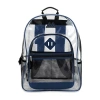 A D Sutton Summit Ridge Delux Clear Backpack With Mesh In Blue