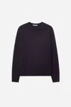 A Days March Alagon Merino Crewneck In Black
