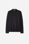 A Days March Ambroz Merino Polo In Black