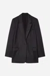 A Days March Avenue Wool Blazer In Black