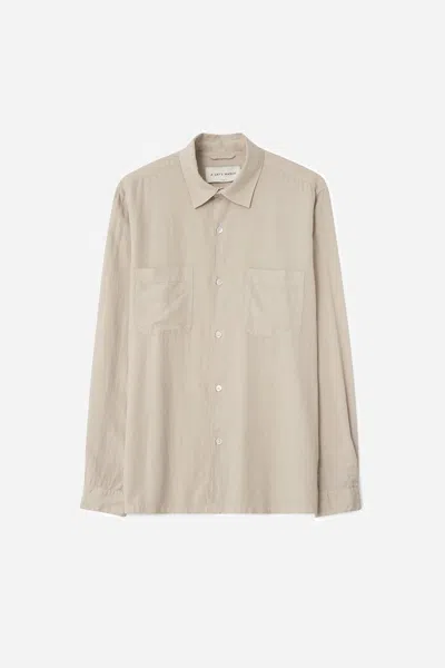 A Days March Balain Linen Viscose Shirt In Neutral